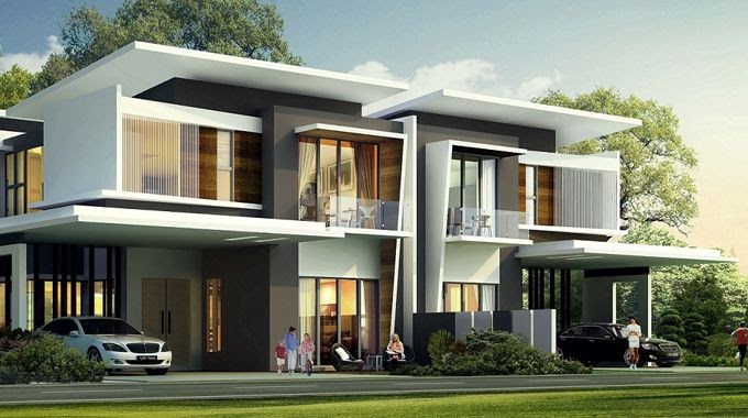 Semi Detached House Design Malayuswea