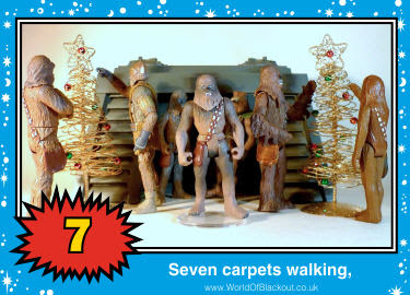 Seven carpets walking,