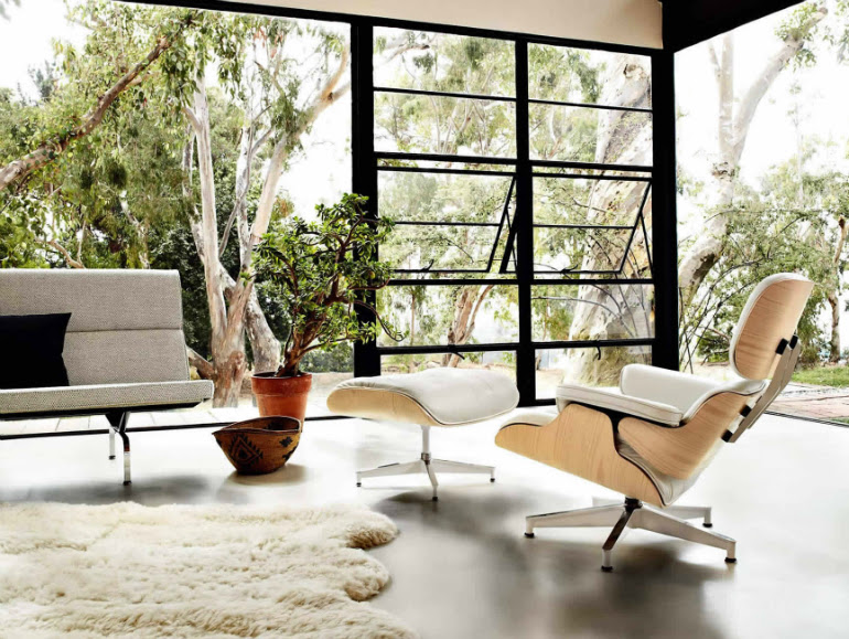 Living Room Essentials: Eames Lounge Chair and Ottoman