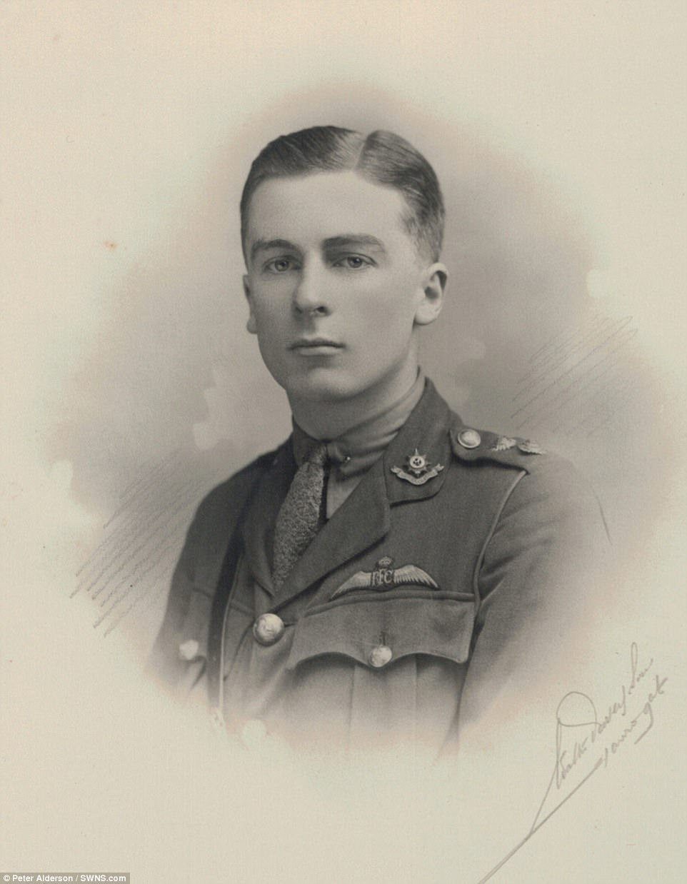 Lieutenant 'Grey' Alderson, one of the pilots involved in the 'fierce aerial combat', later revealed in the Popular Flying magazine in 1932 that they did not have time to get changed out of their slippers before taking to the skies in the 1918 battle. The three war heroes left their base camp in Warloy-Baillon, France, after being given orders to attack enemies during their WWI efforts in 1918