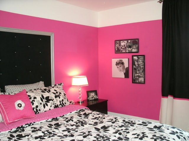 Black White Pink Bedroom Home Design And Decor Reviews