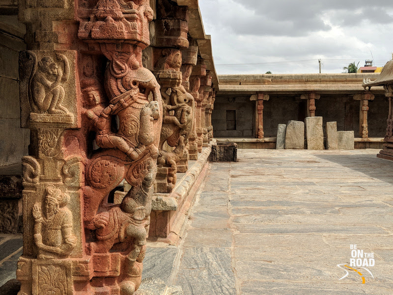 Stunning Sculpting, carving and inscriptions at Bhoga Nandeeswara Temple, Karnataka