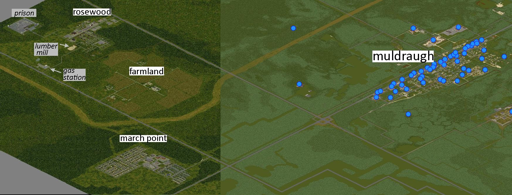 Mapa Project Zomboid Mapa