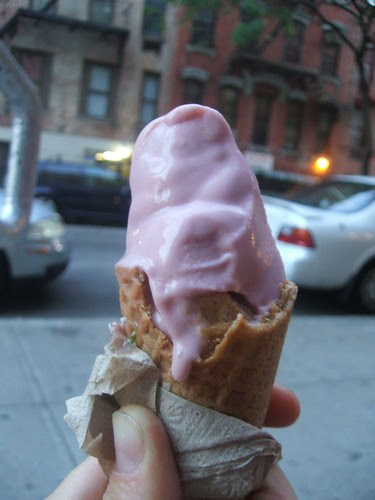 strawberry softserve.