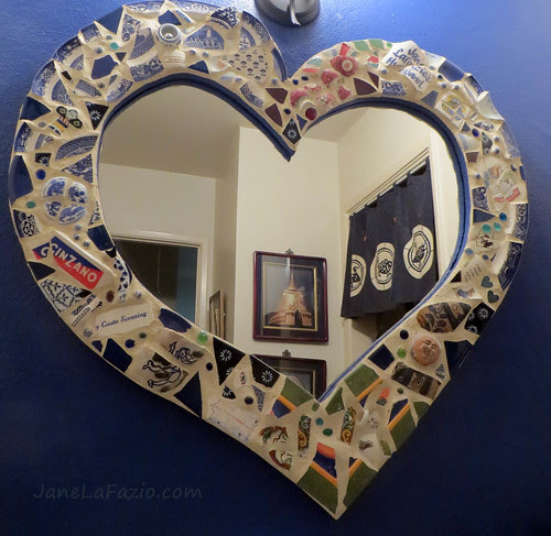 my mosaic mirror frame