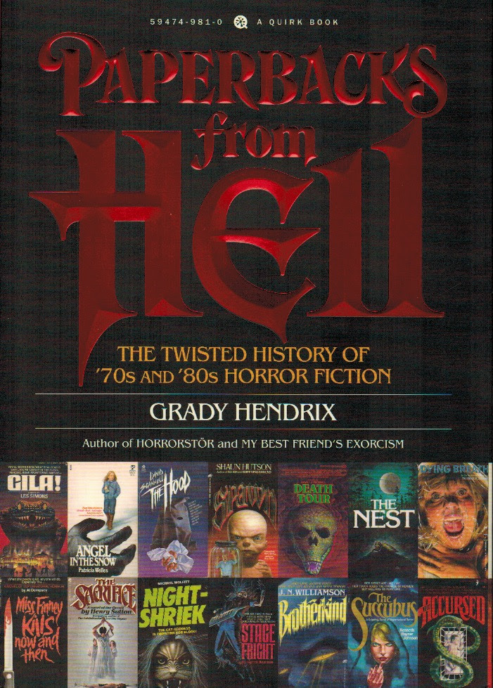 Resultado de imagem para Paperbacks from Hell: The Twisted History of ‘70s and ‘80s Horror Fiction