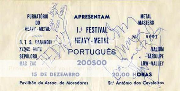 1º festival de Heavy Metal português (1984)