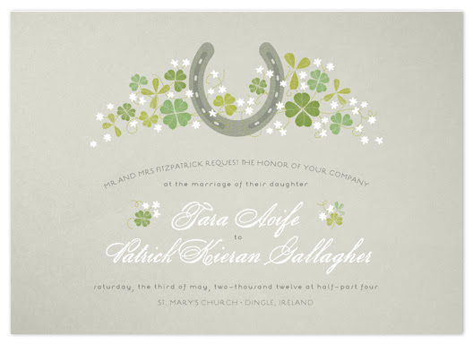 wedding invitations - Lucky Horseshoe