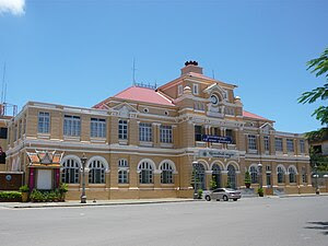 English: Central Post Office of Phnom Penh, Ca...