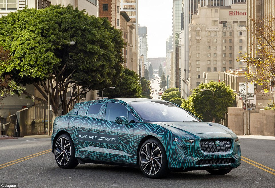 Tesla tester: Jaguar's heavily camouflaged I-Pace electric SUV completed final production-ready tests in California ahead of order books being opened in March