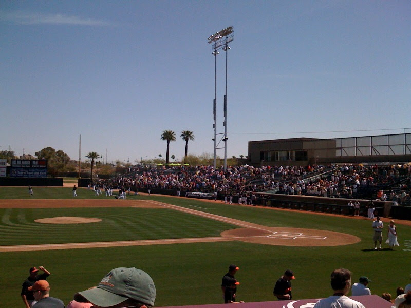 At Phoenix Muncipal Stadium