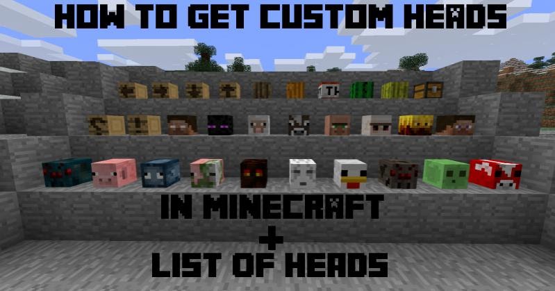 How to get player heads in minecraft server