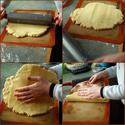 Helen rolls out the gluten-free puff pastry