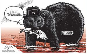Les médias dominants et l’Ours russe