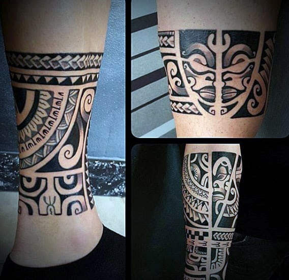 Tato Batik Simple Di Kaki Gambar Terbaik HD