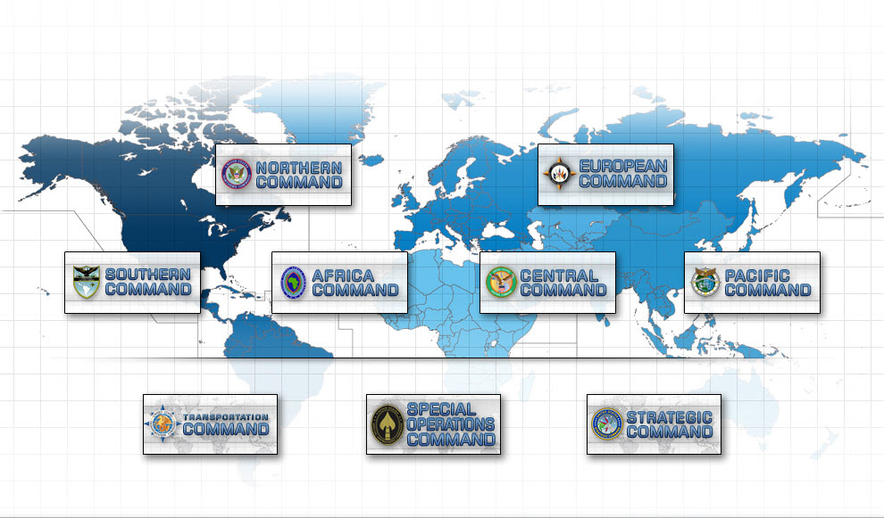Combatant Command Map | World Map 07