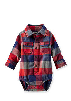 OshKosh B'gosh® Long Sleeve Plaid Bodysuit OshKosh B'gosh® Long Sleeve Plaid Bodysuit