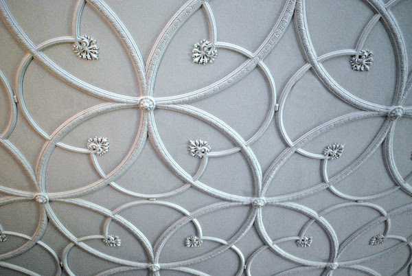 Ceiling in the Music Room Dining Room of the Mansion at the Cranwell Resort, Spa, and Golf Club