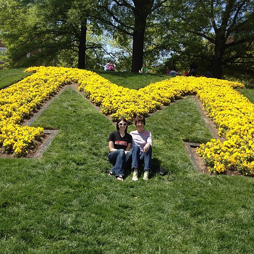Maryland Day with my mom! #terps