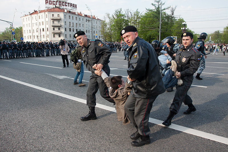 Задержание на Марше миллионов 6 мая 2012