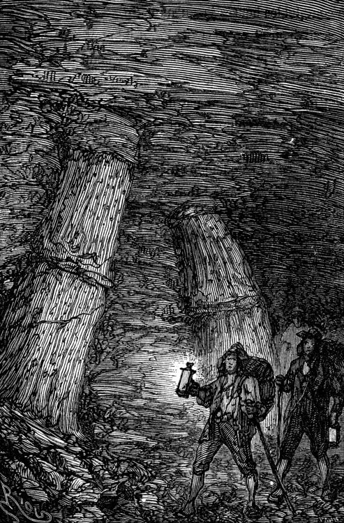 Image result for journey to the centre of the earth illustrations Edouard Riou