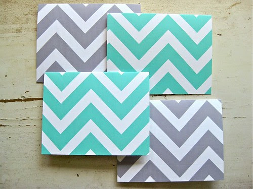 Chevron Note Cards