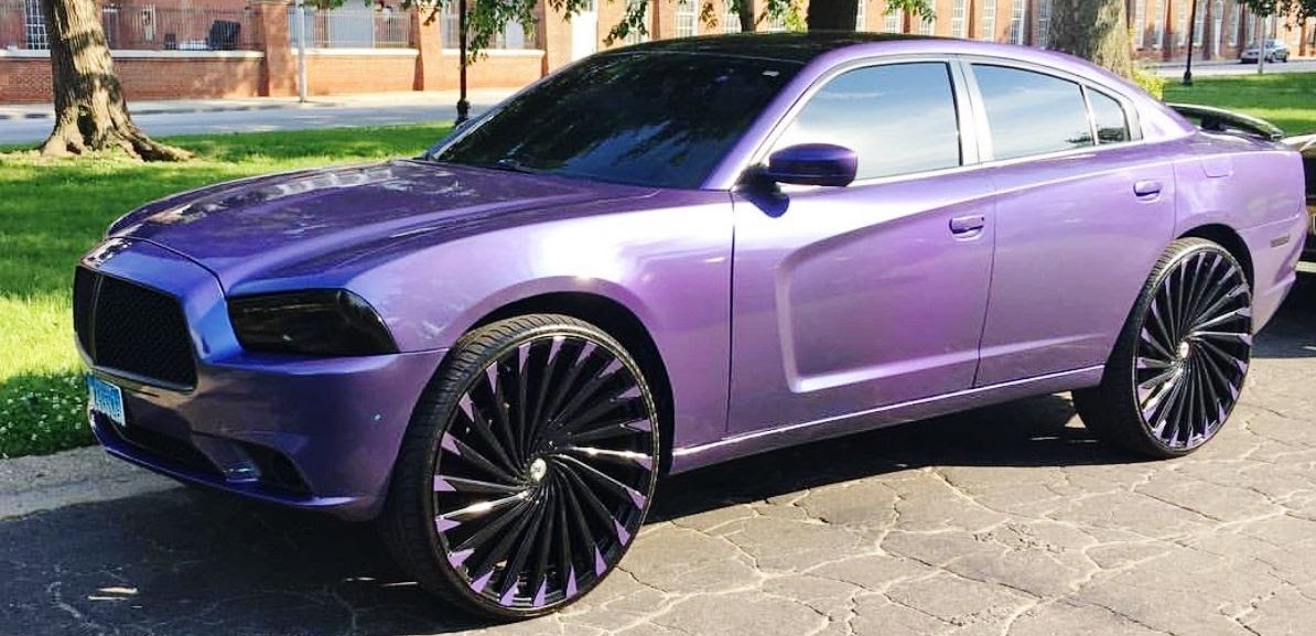 2014 Ford Fusion Tires >> Ace-1: Purple Dodge Charger on 28" Azara Wheels 2014 Ford Fusion Tires >> Ace-1: Purple Dodge Charger on 28" Azara Wheels
