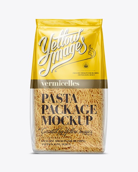 Download Free Vermicelles Pasta Bag Mockup Awesomemockupmaker Yellowimages Mockups