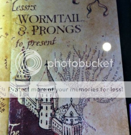 Props from the movies: The Marauder's Map The House of MinaLima