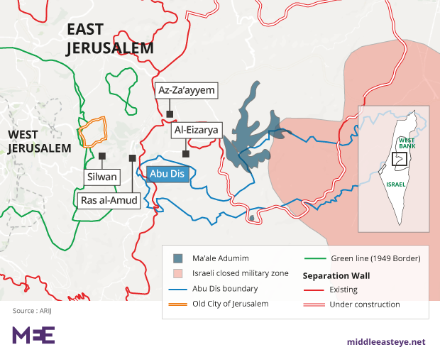 Abu-Dis-Map