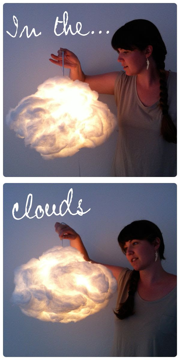 Beautiful cloud lantern made by a friend of a friend.  Directions provided on this incredibly creative blog!
