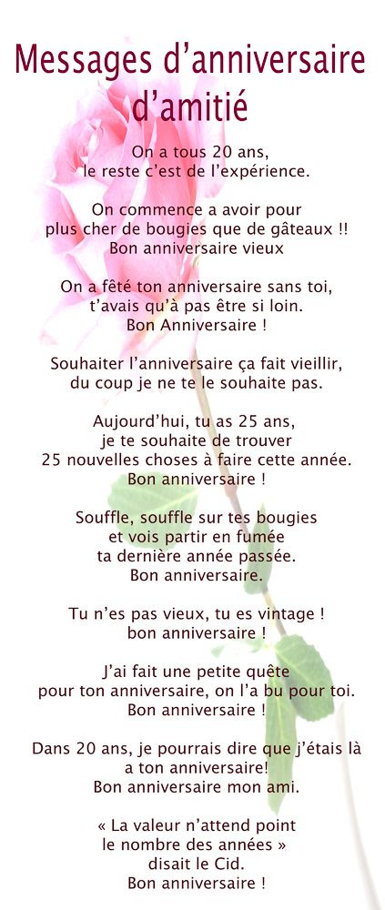 Poeme Anniversaire 80 Ans