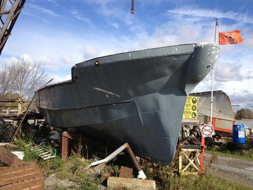 yacht steel hull repair