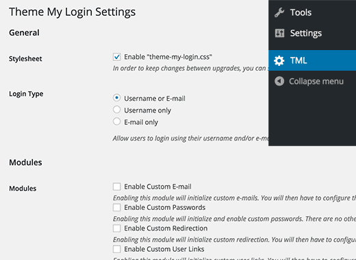 Enable включено. Theme my login. Order CSS как работает.