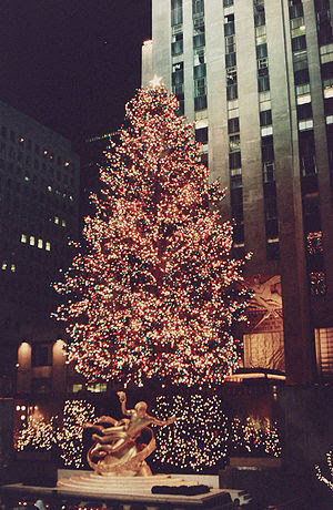 Rockefeller Center Christmas Tree, New York Ci...