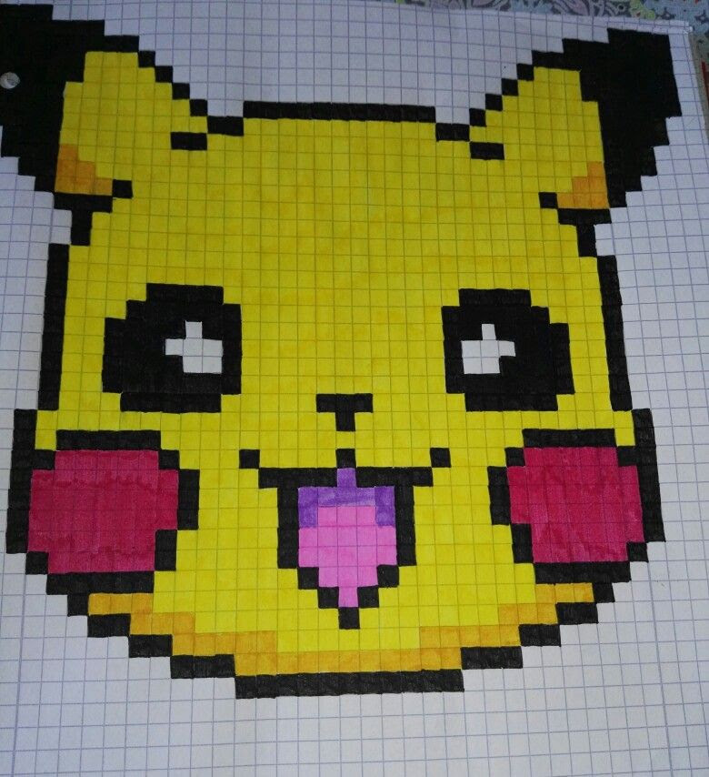 Pixel Bilder Malen Leicht Essen / Pixel Art Handmade Wie man