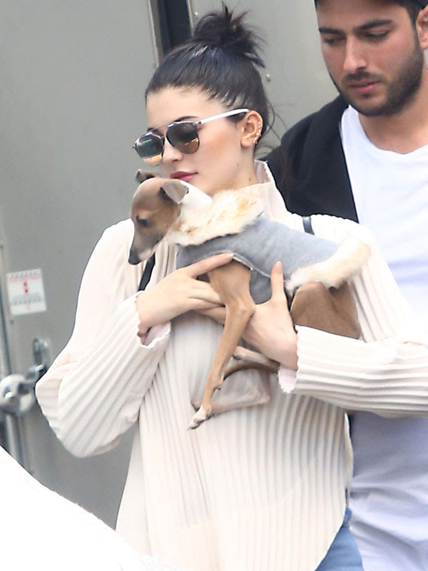 Reality star Kylie Jenner spotted at Dash Radio in Hollywood, California