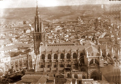 Catedral de Toledo, vista aerea