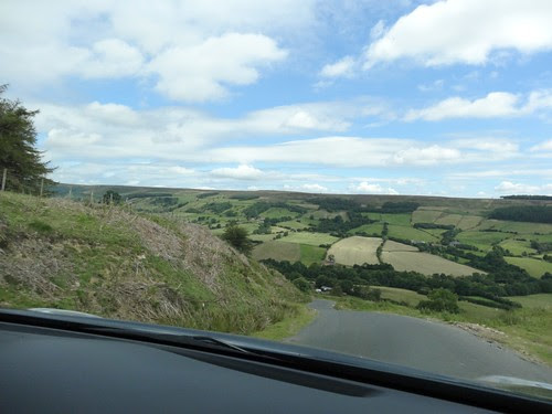 Steep road in Yorkshire