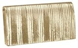La Regale Satin Pleated Clutch