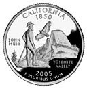 California quarter, reverse side, 2005.jpg