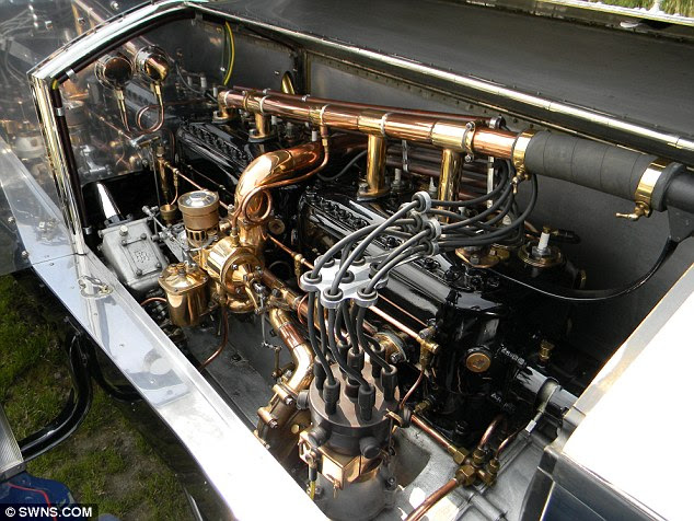 Classic build: The Silver Ghost boasts a 7.4-litre engine and is known for its quality 