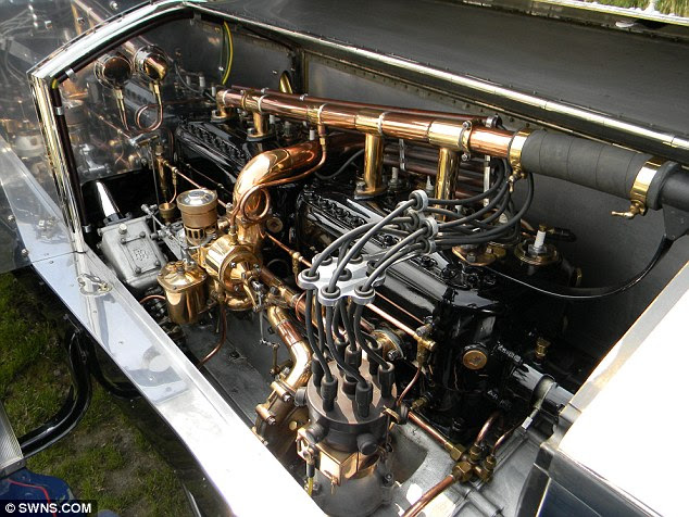 Classic build: The Silver Ghost boasts a 7.4-litre engine and is known for its quality