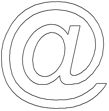 @ sign contour from GetGlyphOutline function