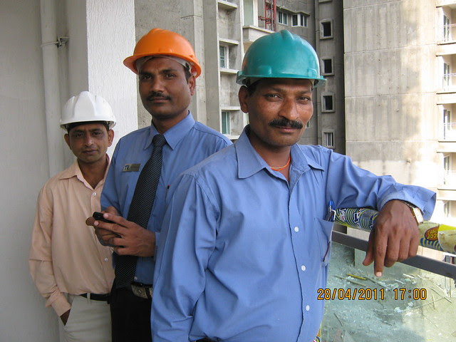Safe hight of the glass railings in Sangria Towers at Megapolis Hinjewadi Phase 3, Pune
