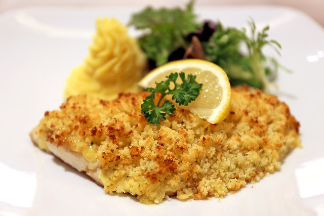Herb Crusted King Snapper