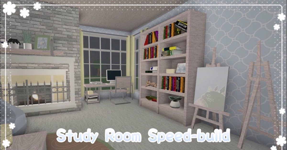 Aschmitylife Blogspot Com Bloxburg Study Room Speedbuild