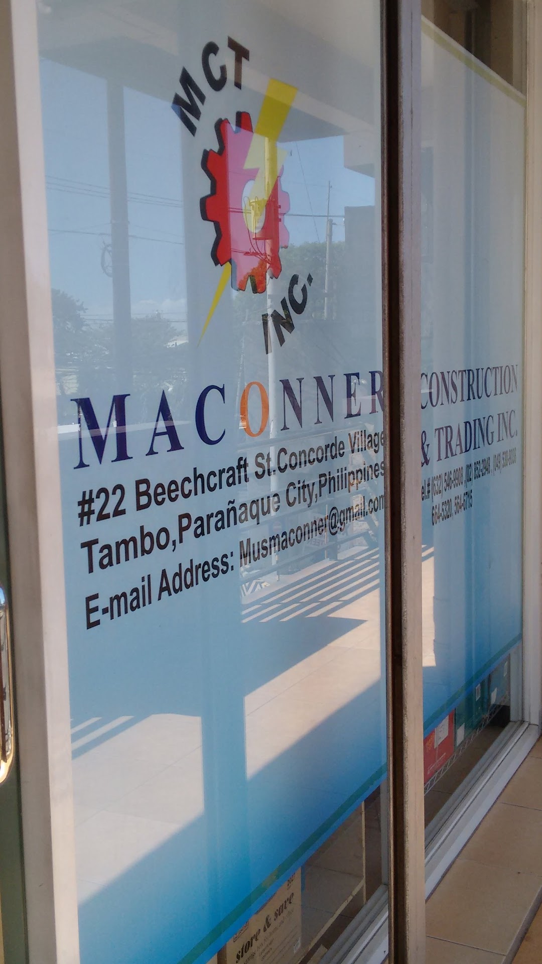 Maconner Construction And Trading Incorporated