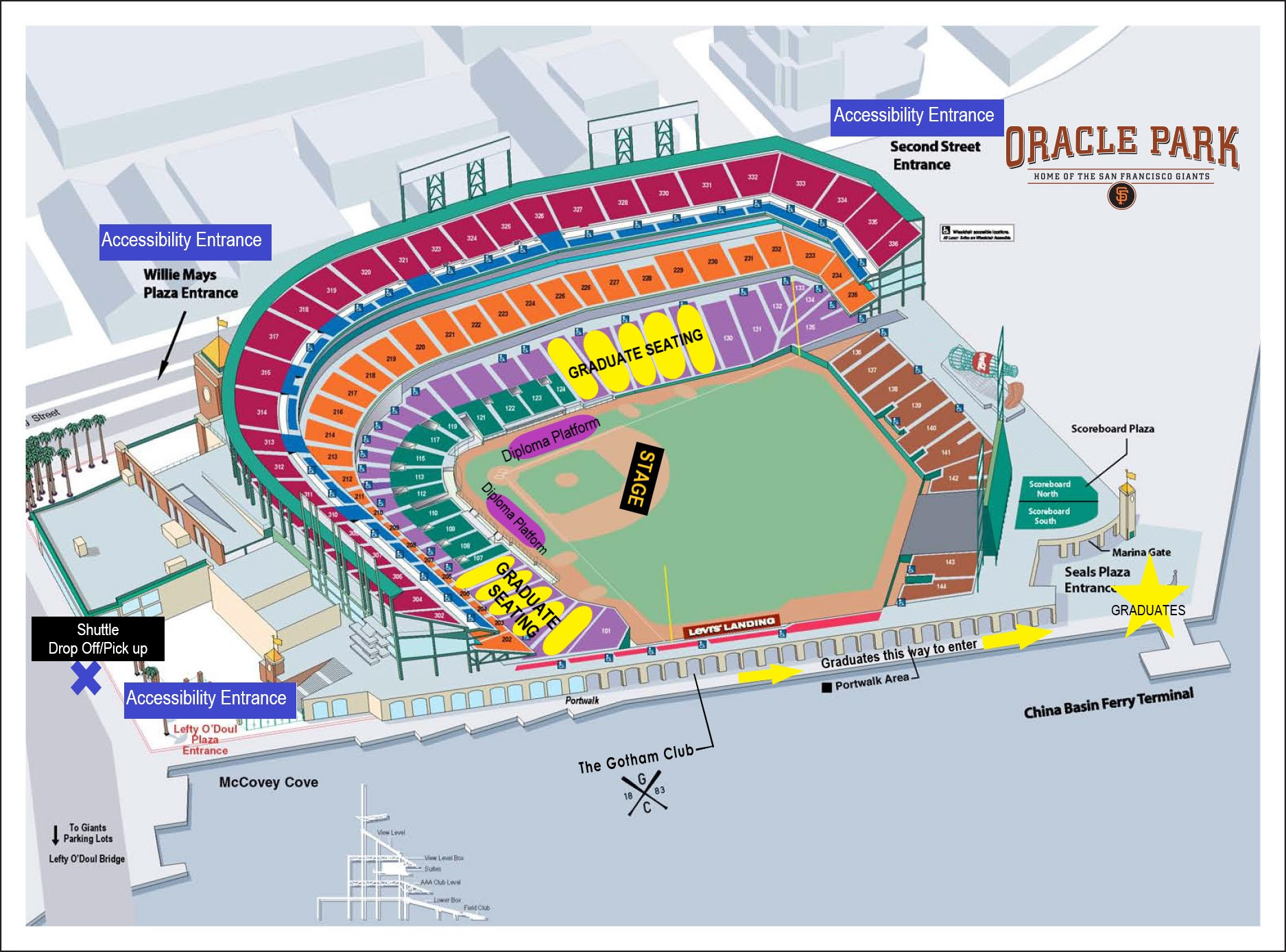 At&T Park Food Map Living Room Design 2020