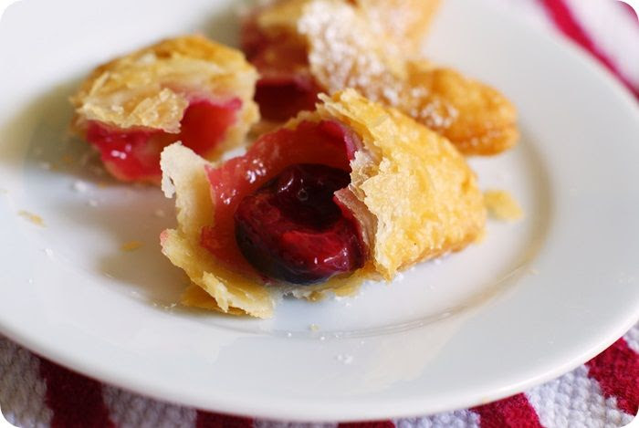 fried cherry pies ::: bake at 350 blog